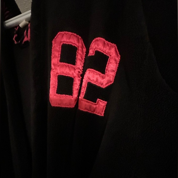 Ardene 82 Black Pink Leopard Striped Robe - Picture 2 of 2